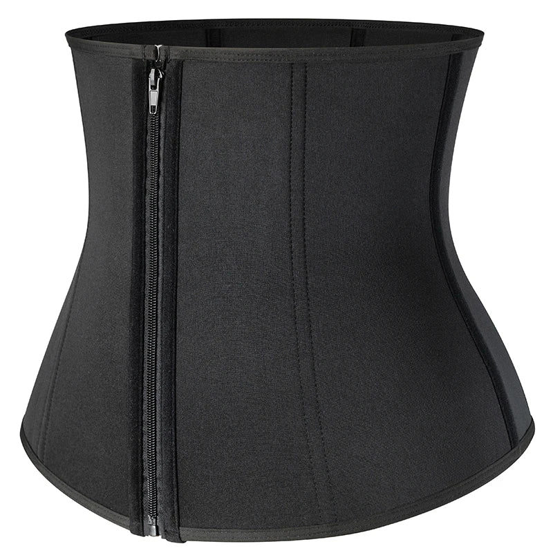 Neoprene Sauna Waist Trainer Corset Sweat Belt for Women Weight Loss Compression Trimmer Workout Fitness