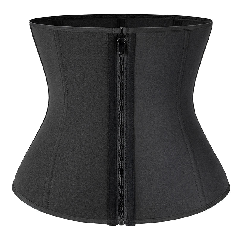 Neoprene Sauna Waist Trainer Corset Sweat Belt for Women Weight Loss Compression Trimmer Workout Fitness