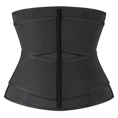 Neoprene Sauna Waist Trainer Corset Sweat Belt for Women Weight Loss Compression Trimmer Workout Fitness