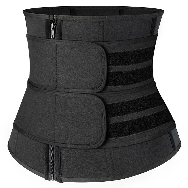 Neoprene Sauna Waist Trainer Corset Sweat Belt for Women Weight Loss Compression Trimmer Workout Fitness