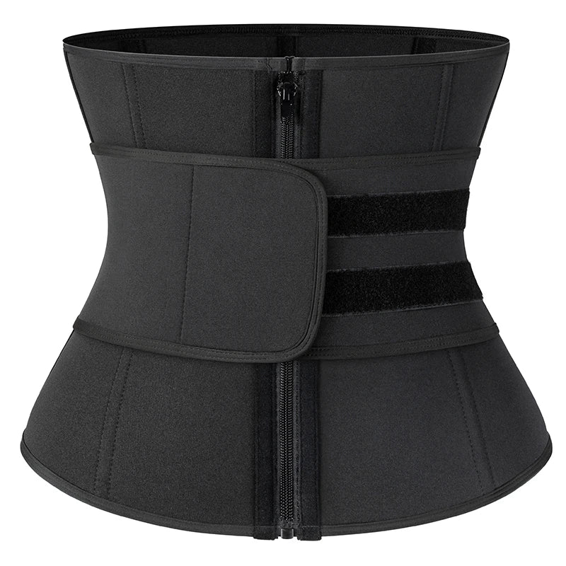 Neoprene Sauna Waist Trainer Corset Sweat Belt for Women Weight Loss Compression Trimmer Workout Fitness