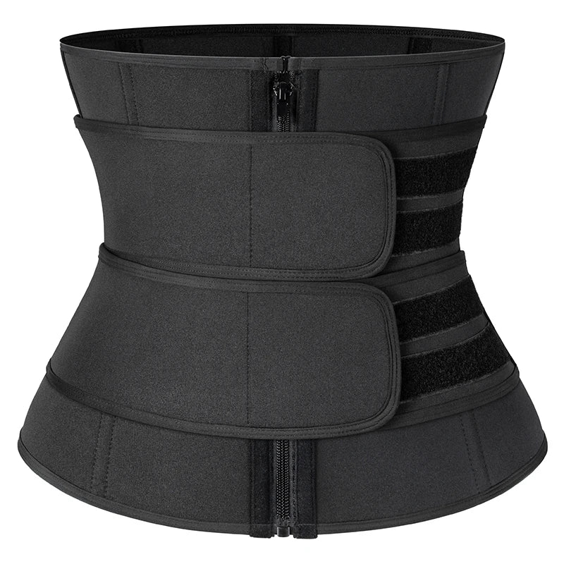 Neoprene Sauna Waist Trainer Corset Sweat Belt for Women Weight Loss Compression Trimmer Workout Fitness