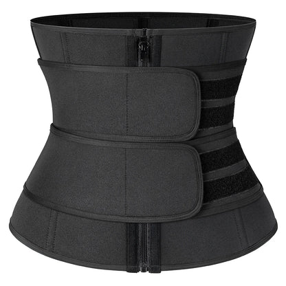 Neoprene Sauna Waist Trainer Corset Sweat Belt for Women Weight Loss Compression Trimmer Workout Fitness