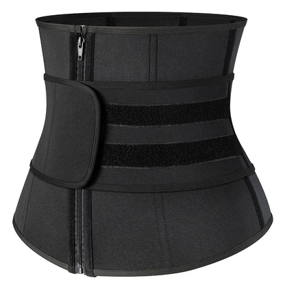 Neoprene Sauna Waist Trainer Corset Sweat Belt for Women Weight Loss Compression Trimmer Workout Fitness