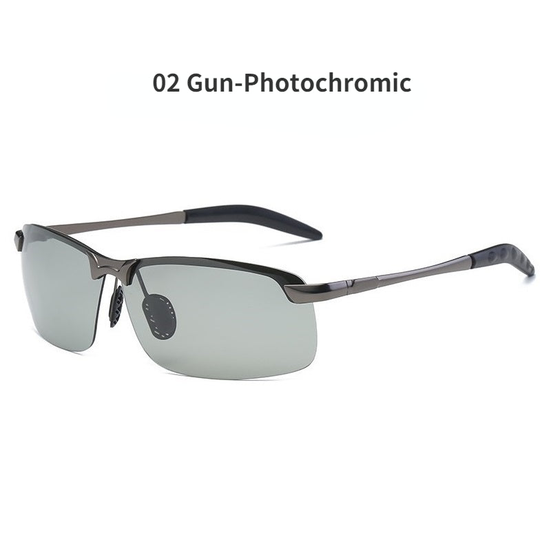 Photochromic Sunglasses Men Polarized Driving Chameleon Glasses Male Change Color Sun Glasses Day Night Vision Driver's Eyewear
