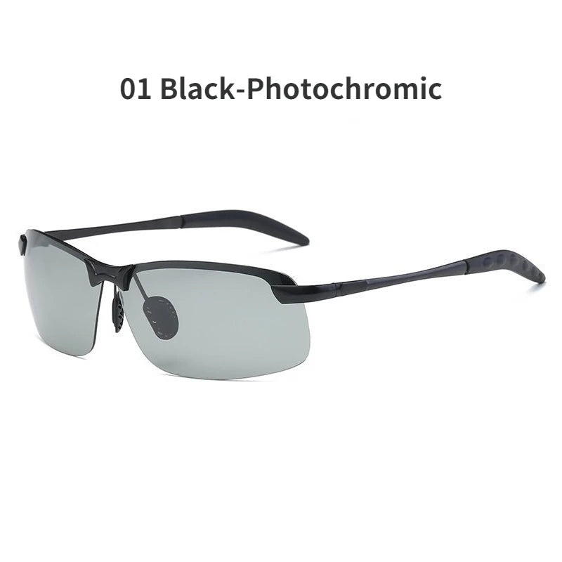 Photochromic Sunglasses Men Polarized Driving Chameleon Glasses Male Change Color Sun Glasses Day Night Vision Driver's Eyewear