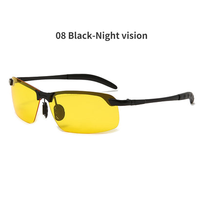 Photochromic Sunglasses Men Polarized Driving Chameleon Glasses Male Change Color Sun Glasses Day Night Vision Driver's Eyewear