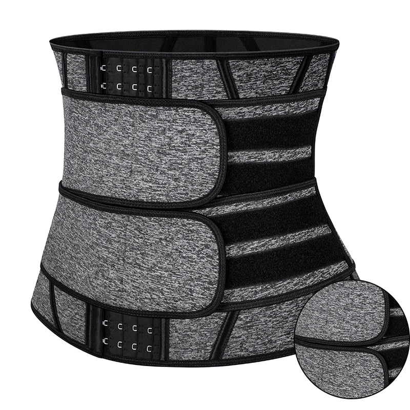Neoprene Sauna Waist Trainer Corset Sweat Belt for Women Weight Loss Compression Trimmer Workout Fitness