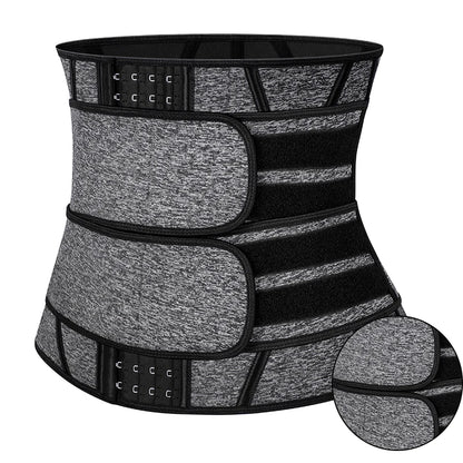 Neoprene Sauna Waist Trainer Corset Sweat Belt for Women Weight Loss Compression Trimmer Workout Fitness