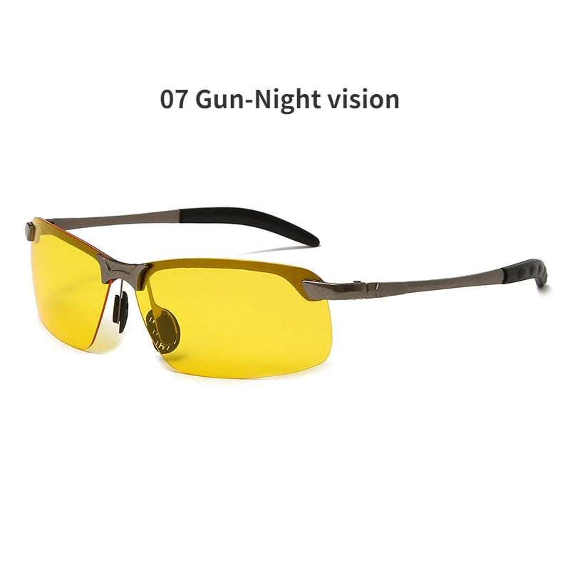 Photochromic Sunglasses Men Polarized Driving Chameleon Glasses Male Change Color Sun Glasses Day Night Vision Driver's Eyewear