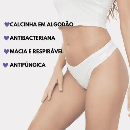 Calcinhas Antibacterianas 100% Algodão - Beualt [COMPRE 5 E LEVE 10]