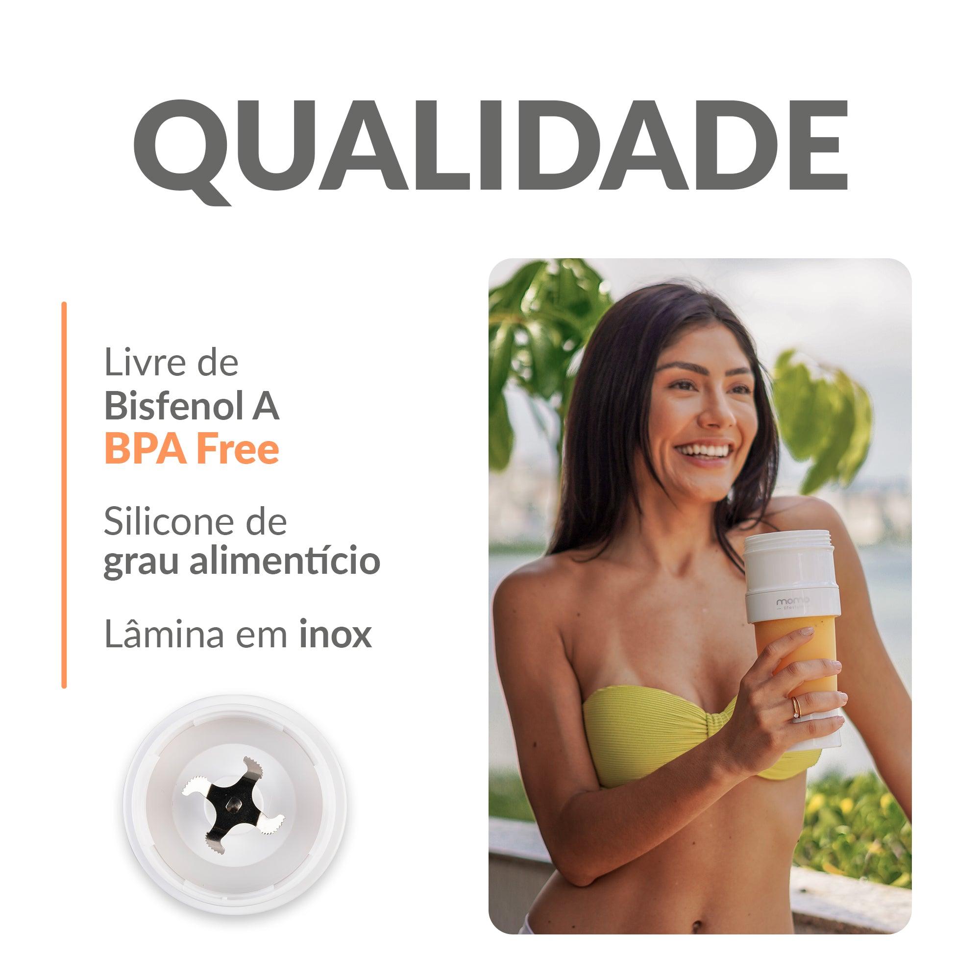 Blender Retrátil, liquidificador portátil | Loja Momo - Loja Momo Lifestyle - blender retrátil, coqueteleira elétrica, liquidificador, liquidificador pequeno para suco, liquidificador portátil, liquidificador recarregavel, liquidificador sem fio, liquidificador usb, Loja Momo, melhor liquidificador portatil, mini liquidificador, Momo, Momo Life, Momo Lifestyle, Momolife, Momostyle