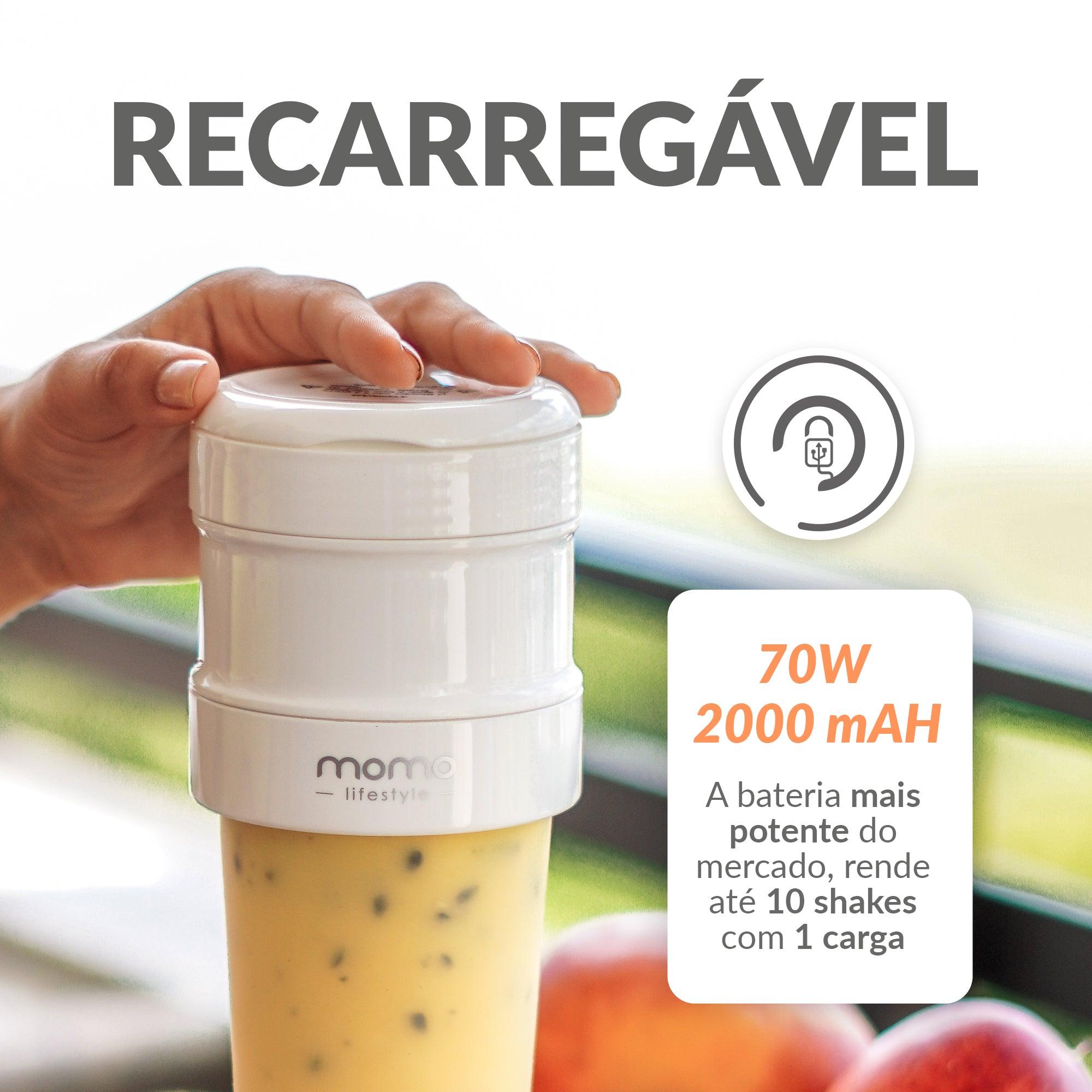 Blender Retrátil, liquidificador portátil | Loja Momo - Loja Momo Lifestyle - blender retrátil, coqueteleira elétrica, liquidificador, liquidificador pequeno para suco, liquidificador portátil, liquidificador recarregavel, liquidificador sem fio, liquidificador usb, Loja Momo, melhor liquidificador portatil, mini liquidificador, Momo, Momo Life, Momo Lifestyle, Momolife, Momostyle